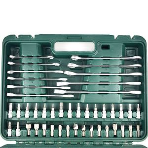 Juego de Llaves de Trinquete X709 de 78 Elementos Todo en Uno para Coche, Herramientas Profesionales en Caja, Reparación Mecánica Automotriz, Llaves de Vaso Mixtas - Product Image 4