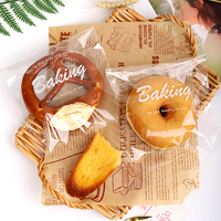 Sacs en BOPP transparents autocollants imprimés sur mesure, de qualité alimentaire, petits sacs pour boulangerie, bonbons, gelées, en-cas