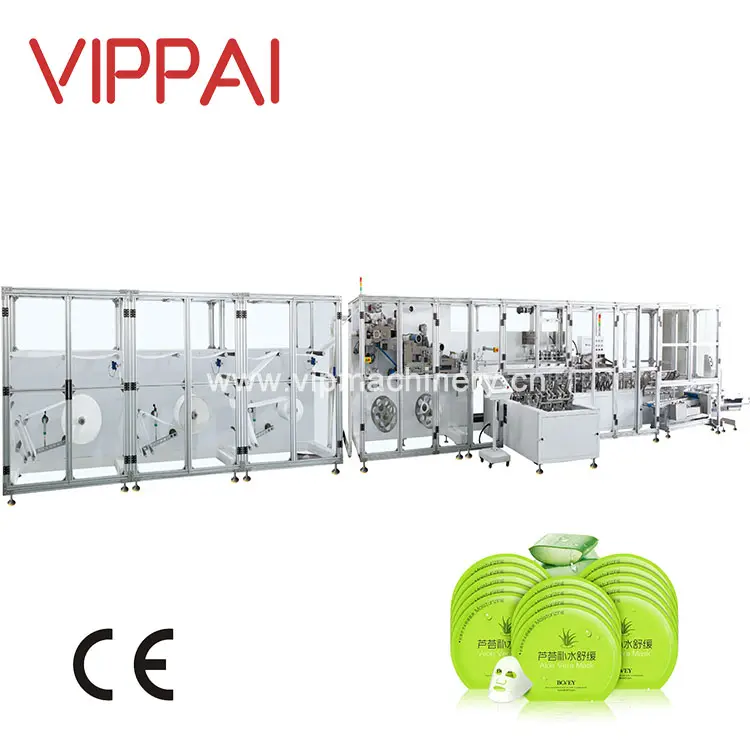 VIPPAI Beauty Facial Masks Making Machine Skin Care Mask Product Packaged Automatic
