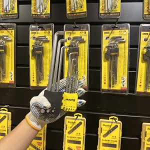 Clássico CR-V 9pcs <span class=keywords><strong>Trox</strong></span> <span class=keywords><strong>Wrench</strong></span> Set Padrão L Alongamento L Allen <span class=keywords><strong>Wrench</strong></span> Aço Mecânico Ferramentas Hex Head Metric Measurement System - Product Image 6