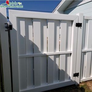 Panneaux de clôture en vinyle blanc de 6 pieds/8 pieds, boîte d'ombre, Offre Spéciale <span class=keywords><strong>Showtech</strong></span>, clôture de piquet fermé semi-privé, clôture d'intimité - Product Image 4