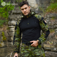 Tenue Tactique de Protection Camouflage d'Entraînement : Ensemble Chemise à Capuche et Pantalon