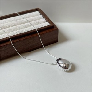 จี้โซลิแทร์รูปหยดน้ำ สร้อยคอยาวชุบทอง สวมใส่ได้ทุกวัน - Product Image 3