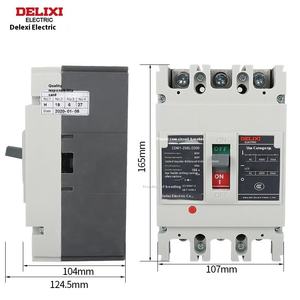 <span class=keywords><strong>Delishi</strong></span> 200A125A160A225A3P Interrupteur ouvert 25KA Capacité de coupure Disjoncteur à boîtier moulé CDM1-225L3300 électrique - Product Image 5