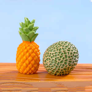 Miniaturas de Frutas de Resina, Adornos de Escritorio, Pequeños Dijes de Naranja y Plátano, Decoraciones para Casa de Muñecas, Accesorios para Manualidades - Product Image 6