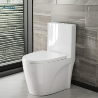 WC moderne pour salle de bain, à poser au sol, siphonique, en céramique, sanitaire, cuvette de toilette monobloc