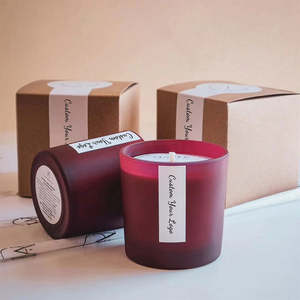 AIKUN Factory Direct Handmade Scented <b>Candles</b> Natural Soy Wax OEM ODM Service Long Lasting Aromatherapy Diwali Bars Bedroom - Product Image 2