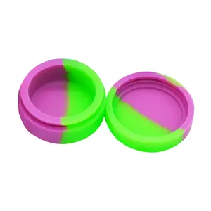 Recipiente de pote de silicone, 2ml, 3ml, 5ml, 7ml, 11ml, 12ml, armazenamento de óleo, recipientes de silicone, frasco de várias cores para concentrado, venda imperdível