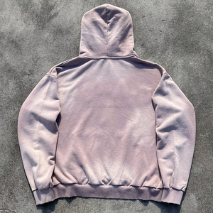 Fabricants de sweats à capuche en coton de haute qualité, coupe ample, 400 g/m², avec impression DTG de designer, sweats à capuche surdimensionnés avec strass - Product Image 2