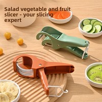 Handmatige groentesnijder van roestvrij staal, ABS-veilige voedselveilige fruitsnijder, multifunctioneel keukengereedschap groothandel