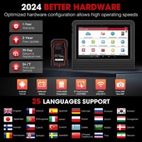 X431V/PROV5.0 Instrument de diagnostic informatique pour réparation automobile, décodeur de réinitialisation et diagnostic OBD