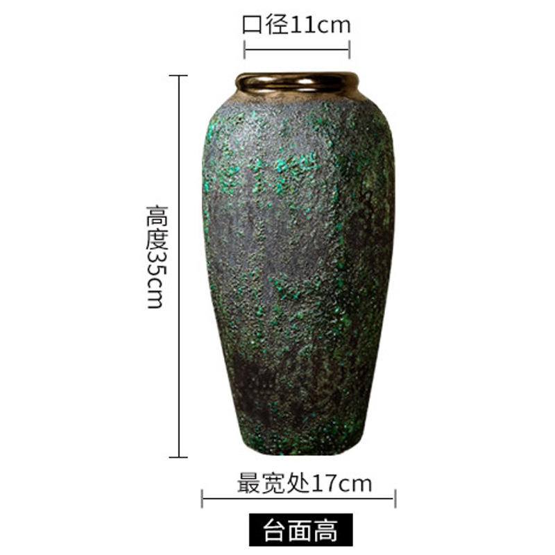 Haut Comptoir vert moucheté