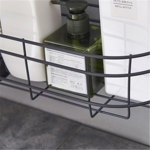 Soporte de esquina moderno de aleación de zinc para escobilla de baño, para uso en hoteles, sin perforaciones, para encimera - Product Image 2