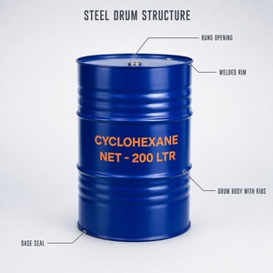 Cyclohexane liquide transparent de haute pureté CAS 110-82-7 <span class=keywords><strong>C6H12</strong></span> pour la synthèse du caprolactame, fourni par l'usine - Product Image 3