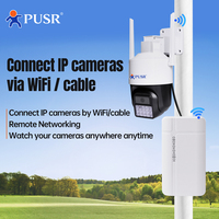 Routeur 4G LTE extérieur PUSR CPE 300 Mbps WEP WiFi double ports Ethernet alimentation PoE étanche IP65 bande mondiale USR-AP510