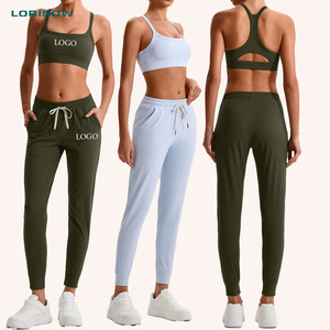 LORISOW Abbigliamento Sportivo di Alta Qualità in Nylon, Comodo e Ampio, per Donna, Fornitore Verificato per Abbigliamento da Palestra e Yoga, Set da Palestra <span class=keywords><strong>Rosso</strong></span> - Product Image 1