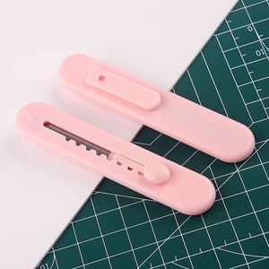 थोक मिनी कला चाकू 9 मिमी चौड़ाई स्टेनलेस स्टील ब्लेड डिय यूटिलिटी कटर चिकनी स्लाइडिंग फैक्टरी प्रत्यक्ष बिक्री ओम अनुकूलन - Product Image 3