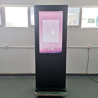 Écran tactile extérieur de 43 pouces IP65/IP55 2500 nits haute luminosité, kiosque sur pied, étanche, totem LCD LED