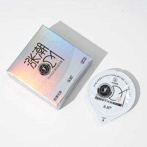 Condones <span class=keywords><strong>con</strong></span> <span class=keywords><strong>Lubricante</strong></span> Incorporado para Mejorar el Placer, Diseñados para Aumentar el Placer Femenino, Condones Sensuales para Parejas - 2 Piezas - Product Image 1