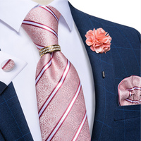 Dasi Sutra Jacquard Paisley Merah Biru Hijau Zaitun Kasual Solid Baru untuk Pria, Bros Pin, Cincin Dasi, Aksesoris Pesta Pernikahan