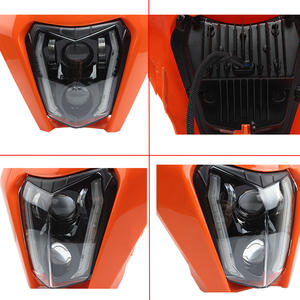 Buen faro LED deportivo modificado para KTM EXC EXCF SX XC <span class=keywords><strong>125</strong></span> 150 250 350 450 Motocross Dirt <span class=keywords><strong>Pit</strong></span> <span class=keywords><strong>Bike</strong></span> Moto motocicleta máscara - Product Image 6
