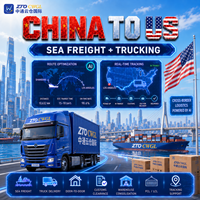Transitaire maritime USA Chine vers USA, expédition maritime DDP taxes incluses, FCL LCL, service logistique porte-à-porte