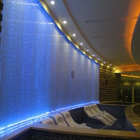 Fontaine à cascade numérique avec garantie de 2 ans, cascade d'eau, cascade murale pour la décoration