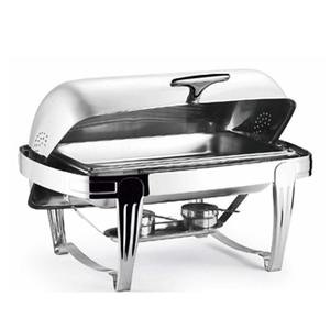 Restauration commerciale en acier inoxydable 201 ustensiles de cuisine 9L hôtel métal Buffet plus chaud <span class=keywords><strong>bougie</strong></span> marmite <span class=keywords><strong>chauffe</strong></span> Restaurant fournitures - Product Image 2