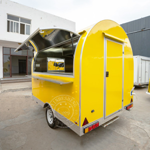 Carrito <span class=keywords><strong>de</strong></span> Helados Redondo <span class=keywords><strong>de</strong></span> Fibra <span class=keywords><strong>de</strong></span> Vidrio, Camión <span class=keywords><strong>de</strong></span> Comida Móvil con Cocina Completa para Remolque <span class=keywords><strong>de</strong></span> Campamento y Camioneta - Product Image 1