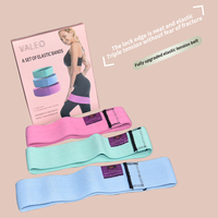 Ceinture de musculation Pilates Yoga unisexe, élargie, épaissie, aide à la traction, boucle de tension, bandes extensibles pour le fitness