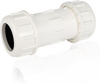 Raccord de compression en PVC de 1 à 1/4 pouces pour une réparation rapide des tuyaux et une connexion facile