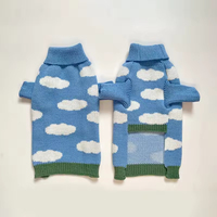Pull en coton pour chien, classique, écologique, doux et populaire, nouvelle conception, pour l'hiver/le printemps, avec motif uni