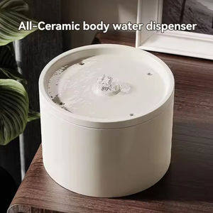 FEITU Distributeur d'eau automatique en céramique pour animaux de compagnie ultra-silencieux 1L sans BPA Fontaine automatique pour chat Bols et mangeoires auto-buveurs - Product Image 4