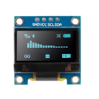 1-10 Buah Modul Tampilan OLED Putih Seri IIC Oled 0.96 Inci Asli 128X64 I2C SSD1306 12864 Papan Layar LCD UNTUK Arduino