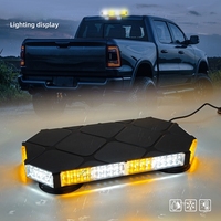 Nouvelle Gyrophare de Toit Hilmo 16,5 Pouces, Lumière d'Urgence Stroboscopique, 56 LED, Faisceau Concentré, Avertissement de Danger Routier, 12V 48W, Remplacement