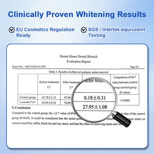 Luxsmile dentaire aromatisé sans peroxyde 28 bandes de blanchiment blanc bandes de blanchiment des dents marque privée ruban de blanchiment des dents - Product Image 6