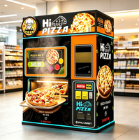 Robot distributeur de pizzas, four infrarouge, machine à pizzas, distributeur automatique de pizzas, prix