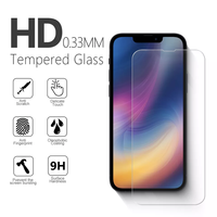 Protection d'écran 2.5D pour iPhone 14 Pro Max, verre trempé pour iPhone 11, 12, 13, protection d'écran de téléphone portable