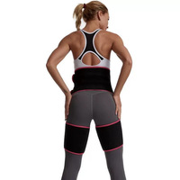 Attelle de hanche en néoprène pour soulagement de la sciatique, avec compression et soutien pour la cuisse et les ischio-jambiers, stabilisateur, coussinet inguinal lumineux pour un confort optimal