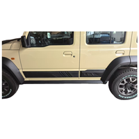 Moulures Latérales de Carrosserie Noires, Accessoires Extérieurs, Panneaux de Protection de Porte, Bandes de Seuil de Porte pour Suzuki Jimny 5 Portes 2023 2024 2025
