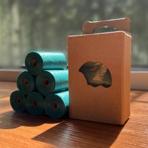 Bolsa Biodegradable para Desechos de Mascotas, Bolsa para Excremento de Perro, Soluble en Agua y Desechable por el Inodoro, Fabricante al por Mayor Personalizado - Product Image 5