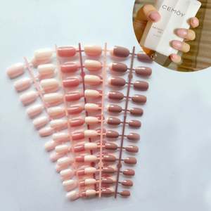 <span class=keywords><strong>Faux</strong></span> <span class=keywords><strong>ongles</strong></span> complets à pointes françaises, courts, en acrylique, à presser, pour femmes et filles, accessoires pour <span class=keywords><strong>ongles</strong></span>, salon - Product Image 1