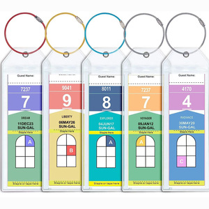 Etiquetas de PVC para Equipaje de Crucero, Portatarjetas de Identificación con Bucles de Alambre, Cordones, Impermeable, Princess Carnival, <span class=keywords><strong>Costa</strong></span> Holland, Embalaje Personalizado - Product Image 1