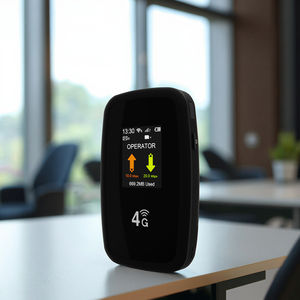 JIMI 3900mAh 便携式 WiFi 路由器移动热点 300mbps 最大速度 LAN数据速率解锁 LTE 办公室防火墙 袖珍型 MIFI - Product Image 1