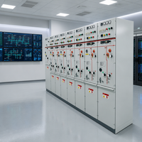 Unit Distribusi Daya Jaringan Pintar (Smart Grid) Modular Berisolasi Udara Kering Bebas SF6 12kV 630A, Berlapis Logam, IP67, IEC 62271-200, Tipe Ring Main Unit (RMU)