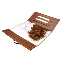 Étui à tabac vintage en cuir fait main de haute qualité Boshiho RTS, prix bas, pour feuilles à rouler