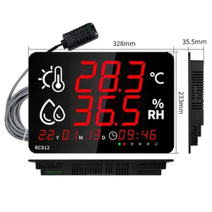 Termoigrometro Professionale RC812-B con Sonda Esterna ad Alta Precisione per Uso Industriale, HVAC <span class=keywords><strong>e</strong></span> Laboratorio - Product Image 6