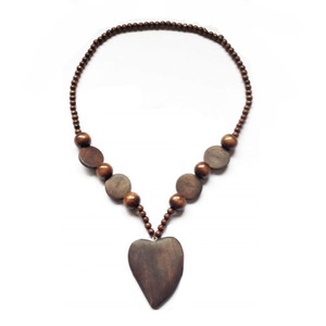 Collar de madera hecho a mano de moda personalizado, regalos novedosos, joyería, accesorios de moda, collar de cuentas de madera con cuentas pintadas - Product Image 1