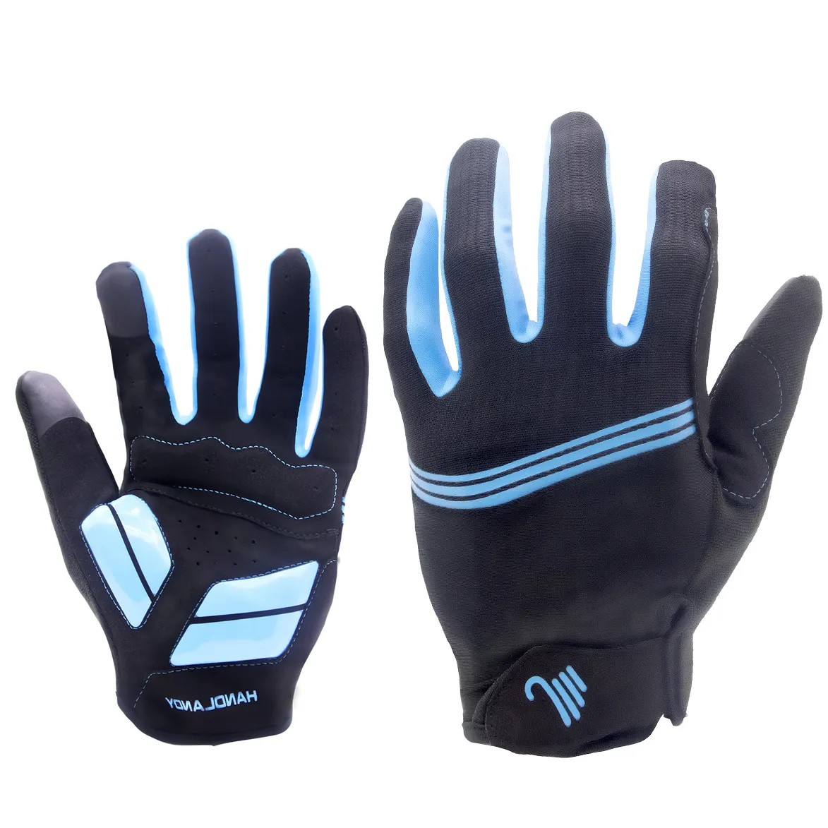 Motorcycle Off Road Gloves Handlandy Men Women Padded Antiskid Touch Screen UPF50 UV Protection Motorcycle Bike Mountain Cycling Road Bicycle Gloves