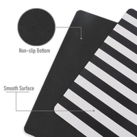Tapis de souris de jeu en caoutchouc résistant à l'eau avec logo personnalisé imprimé AY PAD, design de dessin animé pour le bureau et les jeux